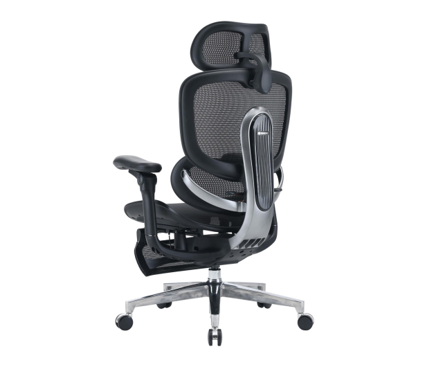 Sihoo DORO C500 V2 Ultra czarny z podnóżkiem - 1598804 - zdjęcie 4